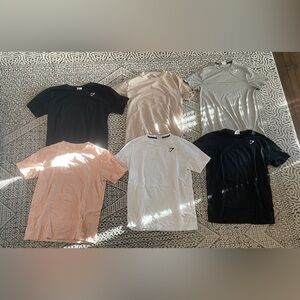 T-Shirt bundle size XS Gym Shark, Hollister, American Eagle